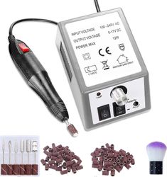 Lctric manikyyri, manikyyri kone kynsihionta kynnet manikyyri pdicure, viila kynnet 6 kärjellä + 100kpl hiomarengas + 1harja salonkiin, fe