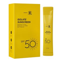 Kuankuanbao Koko kehon aurinkovoide ulkona SPF50 kestävä kannettava aurinkovoide 60ml Valkoinen