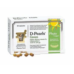 Pharma Nord D-Pearls Vihreä 1520IU 38mcg kapselit 90