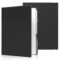 Merkittävään Paper Pro -koteloon, kirjatyyliin, PC PU -nahkaiseen tabletin suojukseen, jossa kynäteline, automaattinen herätys, uni Monivärinen Black