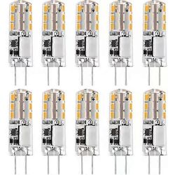 10x G4 LED-lamput 12V AC/DC Lämmin valkoinen 3000K2W, himmennettävä