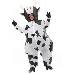 Cartoon Cow Doll -puku aikuisten lavaesitykseen Cosplay-pukurekvisiitta lypsykarja adult