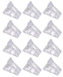 Grape Pp 12 stykker Polygel negleclips, neglespidsclips, neglespidser klip negleklip
