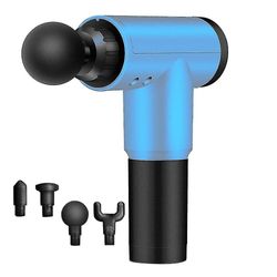 Coosilo Muskel Fascia Gun Massager Electric Muscle Relaxer Håndholdt Deep Tissue Muskel Massager blå