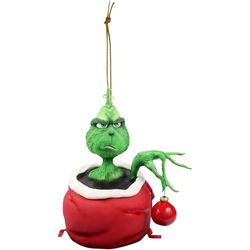 Sevenprin Christmas Grinch dekorasjon Xmas Tree Hanging Green Monster Ornamenter Anheng, Nøkkelring Dekorer Festlig Party Supplies E