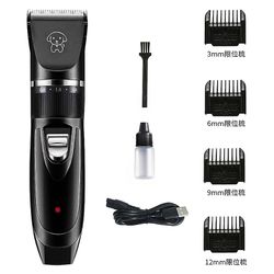 Fantasia Pet Kat og Hund Barbering Hair Comb K6 Push Hår saks Sort standard