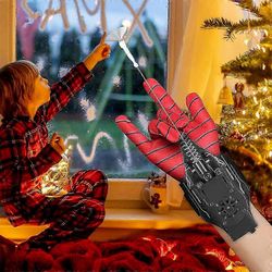 Hämähäkinverkkoampujat, jotka todella ampuvat,Real Rope Launcher Rannelelut,Spider Web Toy Cool Gadgets lapsille ja miehille Musta