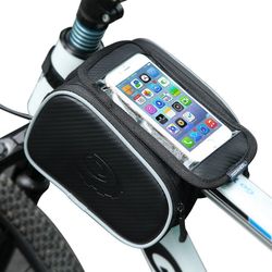 Cykel Mobiltelefon Touch Screen Ridning Tube Front Mobiltelefon Taske