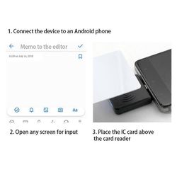 Mini Type C -liitäntä 134.2 Khz RFID EMID -B Animal ID -lukija, joka sopii kissan korvamerkkinilkkamerkkiin Musta