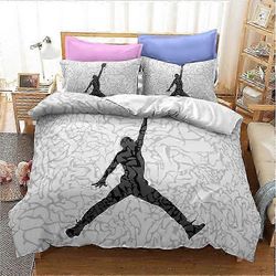 3D Anime Collection Koripalloaiheinen vuodevaatteet harjatulla kankaalla kolmiosainen täydellinen ZX18 Double 200x200cm