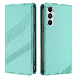 Samsung Galaxy A05s 4G Puhelinkotelot Punk Style Painettu Lompakko Teline Nahkakuori - Mintunvihreä Monivärinen Mint Green