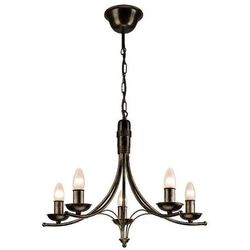 Lamkur Lighting Luca traditionelle lysekroner Sort, 5x E14