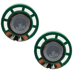 2 kpl 1 / 4W 0.25W 8Ohm 27mm pyöreä ulkoinen magneettikaiutinkaiutin, äänenvahvistin, kaiutintarvikkeet Vihreä