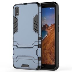 Shockproof rustning sag for xiaomi 9 se med støttefod all inclusive dække blå rpc6100