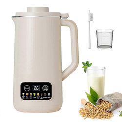 Monitoiminen pähkinämaidon kone - 20 unssin soijamaidon kone viivekäynnistyksellä, lämpimänä pitäminen ja itsepuhdistuva EU-pistoke White