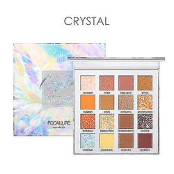 Crystal Øjenskygge Palette 16 farver drysser nuancer af paletten højt pigmenteret øje|eye Shadow