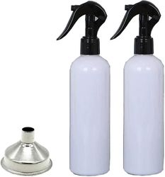 Hitoor 200 ml hvid sprayflaske dispenseringsflaske med tragt