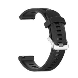 Stropp for Garmin Forerunner 645 Smart Watch silikonarmbånd armbånd svart