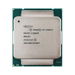 Xeon E5-2680V3 CPU - Socket LGA 2011-3 12 ydintä, 24 säiettä, 2,5 GHz, 30 Mt L3-välimuisti, 120 W.