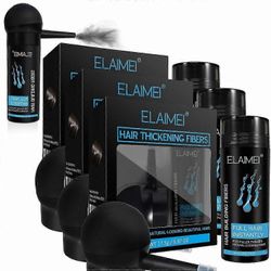 3kpl Hair Building Hair Thickening Fibers Regain Loss Concealer Fibres Hold Spray