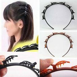 Witdreamer 2pcs Double Pandehår Frisure Hårnål hår tilbehør Ny Brown