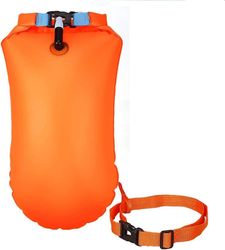 Svømmebøye 20l Svømming Slep Float Vanntett For Åpne Vann Svømmere Og Triatletes Lys Og Synlig Flyt For Sikker Trening Og Snorklere1pc-oransje