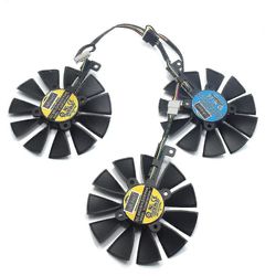 87mm Pld09210S12m Pld09210S12HH Kjølevifte Erstatt For Asus Strix GTX 1060 Oc 1070 1080 Gtx 1080ti Rx 480 Grafikkort Fan-yvan