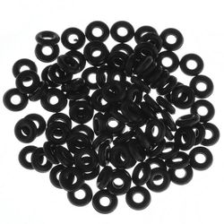 BodyJewelryOnline 100Pcs. sort elastik udskiftning o-ringe til enhver piercing smykker alle størrelser 14g (1.6 mm)
