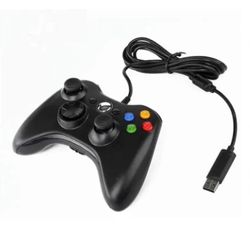 Langallinen peliohjain Xbox 360: lle Universal Vibration langallinen joystick-peliohjain Androidille PC: lle musta