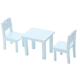3 kpl lasten pöytätuoli simulointi huonekalut minituoli lelu lasten pöytätuolisarja huonekalut malli tuoli malli lelu Sininen 6.7x3.8cm