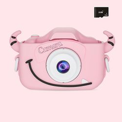 Kids Digital Camera Wifi Instant Print Camera 1080p Hd 32GB Sd-kort selfie kamera Pink