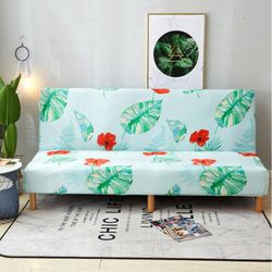 Ruili Armløs folde sovesofa cover universel all inclusive full cover sommer sofa cover universel stof sofa pude 190