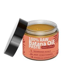 unbrand Raaka batanaöljy hiusten kasvuun - 100 % puhdasta ja puhdistamatonta, luomu batanaa Hondurasista paksuille ja vahvoille luonnollisille hiuk...
