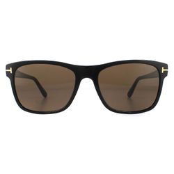 Tom Ford solbriller Giulio FT0698 01J skinnende sort Roviex 57 mm