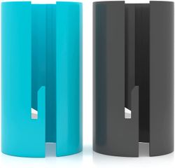 Witdreamer 2pcs bærbare glidende indpakningspapir Roll Cutter Tool til vægmærkat gave emballage Thanksgiving jul