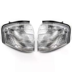 Vasen/oikea kulmavalot Suuntavilkkuvalot sopivat Mercedes Benz C-luokkaan W202 1994-2000 V ja O