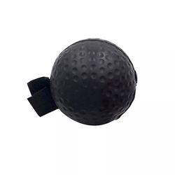 Boksning Speed Ball Hovedmonteret Pu Punch Ball kun sort bold