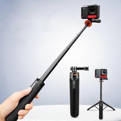 VRIG-toimintakameran jalusta selfie-keppi 17-51cm säädettävä jatkotanko Insta360 / DJI Action / GoPro HERO