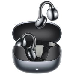 JOYROOM JR-OE3 Open-Ear Clip-On langattomat kuulokkeet Bluetooth-yhteensopivat nappikuulokkeet syvällä bassolla Tummanharmaa Dark Grey