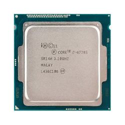 Core i7-4770S -suoritin - kanta LGA 1150 4 ydintä 8 säiettä 3,1 GHz 8 Mt L3-välimuisti 65 W.