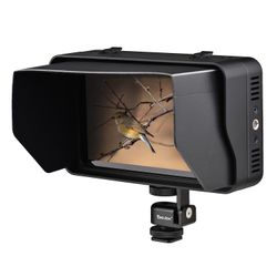 Besview R5II 5,5 tuuman kompakti 4K-kameran kenttämonitori kosketusnäyttö HDMI-tulo ja -lähtö 800 nitin korkeus