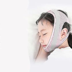 Lasten uni anti-open suu V-kasvoside suun hengityksen korjaushihna - Shengxin Vaaleanpunainen