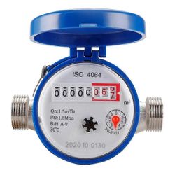 Vesimittari Kätevä ja tarkka kuparivesimittari Vesilaskuri puutarhaan Qinhai