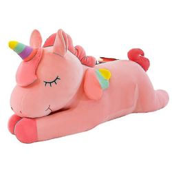 Mytiske Beast Pony Doll Grenseoverskridende samme stil plysj leketøy, 1 stk, Rosa Zinuo Boutique