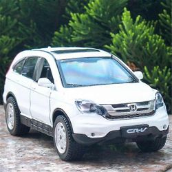 Redkid 1:32 Alloy Scale Auto Malli Lelu Honda CRV SUV Ajoneuvot Painevalettu metalli Erittäin simuloitu malli Sound Light Collection Lasten lelulah...