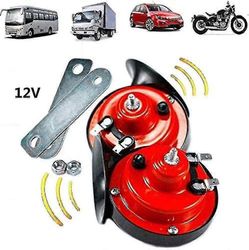 300db junatorvi kuorma-autoille - kova ilmatorvi sähköinen etana kaksoissarvi - 12v vedenpitävä auton torvisarja - raivoava ääni kuorma-autoille, a...