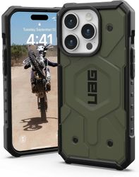 Urban Armor Gear UAG -kotelo, joka on yhteensopiva iPhone 15 Pro -kotelon kanssa 6.1 tuuman sisäänrakennettu Pathfinder Cloud Blue -magneetti, yhte...