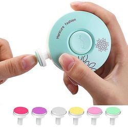 Handuo Baby Negle trimmer Fil Elektrisk-baby neglefilsæt grøn