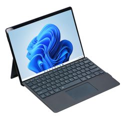 Unbrand 2089D Microsoft Surface Pro 8/9 / X Bluetooth-näppäimistökotelo kosketuslevyllä, kynänpidikkeellä, langattomalla näppäimistöllä