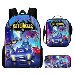 Batmobile Batwheels Lasten laukku Ensisijainen laukku Anime Reppu Laukku Laukku Penaali